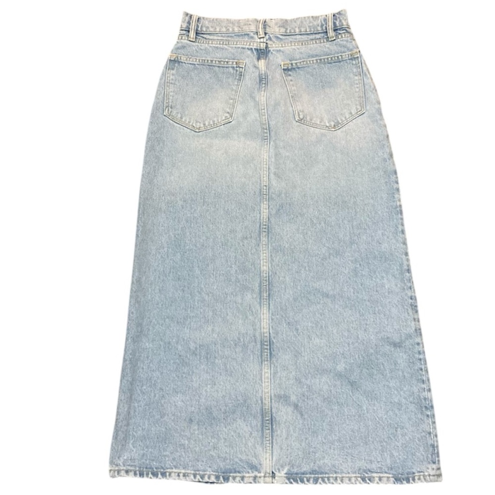 Allsaints Dottie Denim Maxi Skirt - Picture 3 of 7